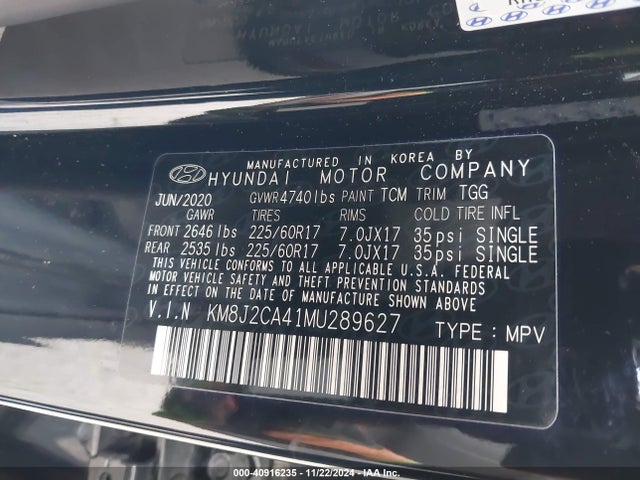 Hyundai TUCSON SE 2021 KM8J2CA41MU289627 Image 9