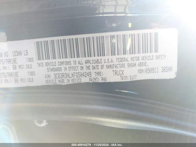 3C6UR5ML9HG720727 RAM 2500 Big Horn  4x4 6'4 Box