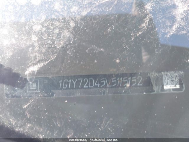 2020 CHEVROLET CORVETTE STINGRAY 1G1Y72D45L5115152 Photo 8