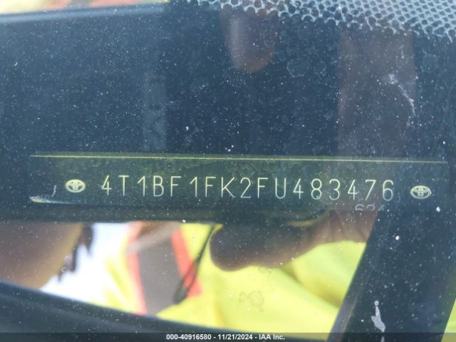 4T1BF1FK2FU483476 Toyota CAMRY XSE