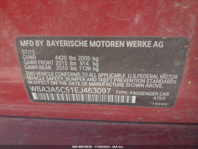 2014 BMW 328I WBA3A5C51EJ463097 Photo 8