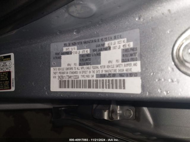 3MZBN1V73HM110004 Mazda Mazda3 Touring