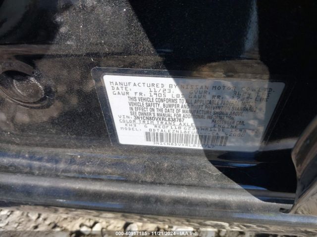 3N1CN8DVXRL838767 Nissan Versa 1.6 S