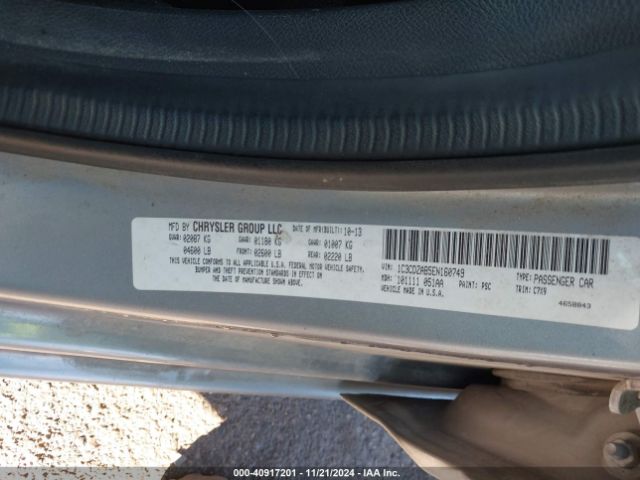1C3CDZAB5EN160749 Dodge AVENGER SE
