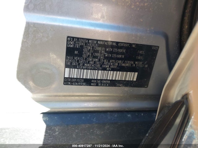 4T3E6RFV9PU114239 Toyota Rav4 Hybrid Xse