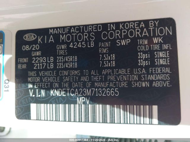 KNDETCA23M7132665 KIA Seltos Sx Turbo