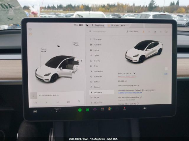 5YJYGDEF5MF258279 Tesla Model Y Performance Dual Motor All-wheel Drive