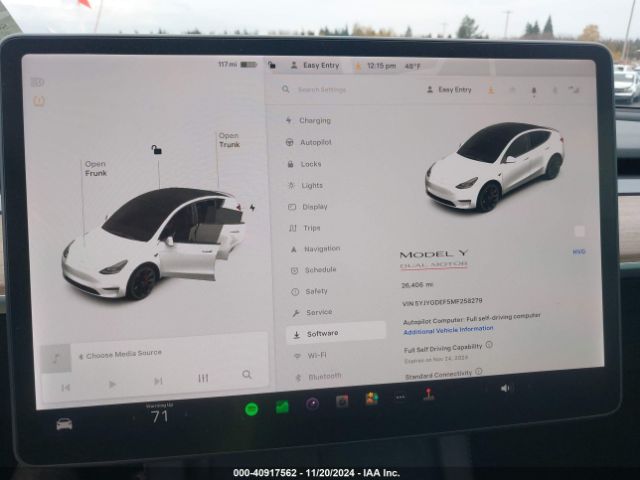 5YJYGDEF5MF258279 Tesla Model Y Performance Dual Motor All-wheel Drive