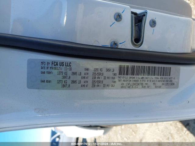 1C4PJLDBXKD347789 Jeep Cherokee Limited Fwd