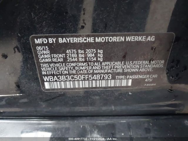 WBA3B3C50FF548793 BMW 328i Xdrive