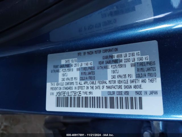 JM3KFBEY8L0738125 Mazda Cx-5 Signature