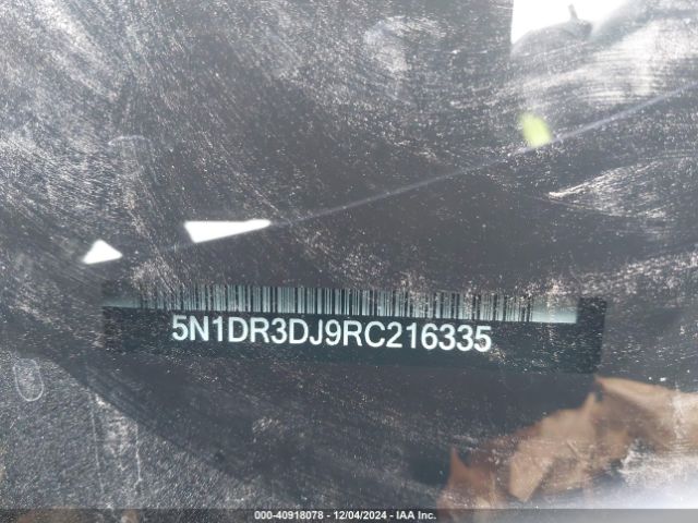 5N1DR3DJ9RC216335 Nissan Pathfinder Platinum 4wd