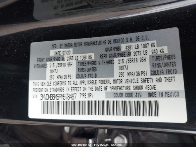3MVDMBBM5PM578487 Mazda Cx-30 2.5 S Select