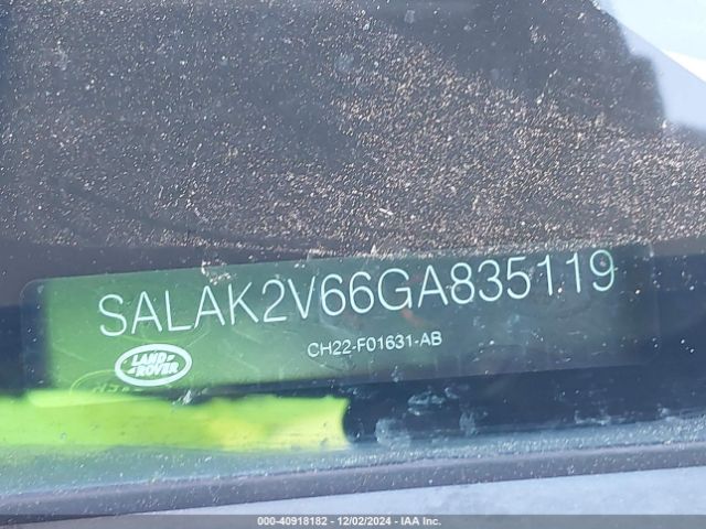 SALAK2V66GA835119 Land Rover LR4