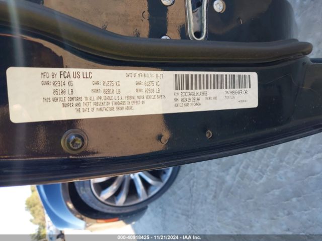 2C3CCAAG0JH143053 Chrysler 300 Touring L