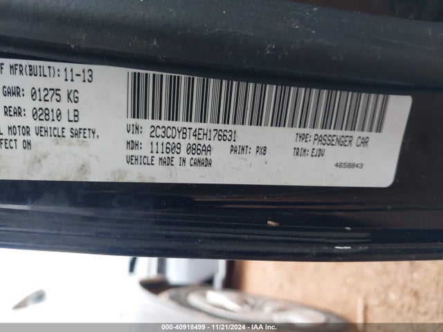 2C3CDYBT4EH176631 Dodge Challenger R/t Classic