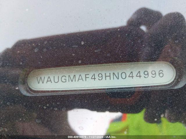 WAUGMAF49HN044996 Audi A4 2.0t Ultra Premium