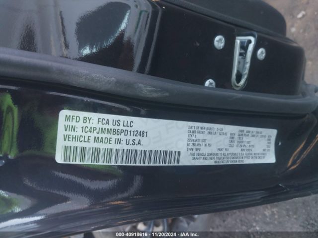 1C4PJMMB6PD112481 Jeep Cherokee Altitude Lux 4x4