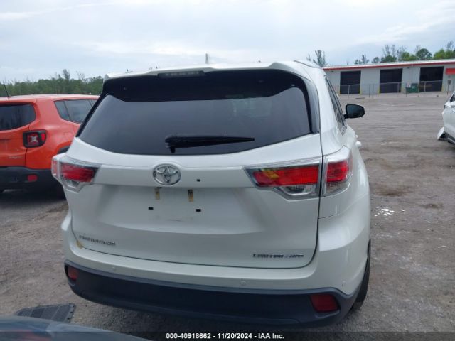 5TDDKRFH9GS277976 Toyota Highlander Limited Platinum V6