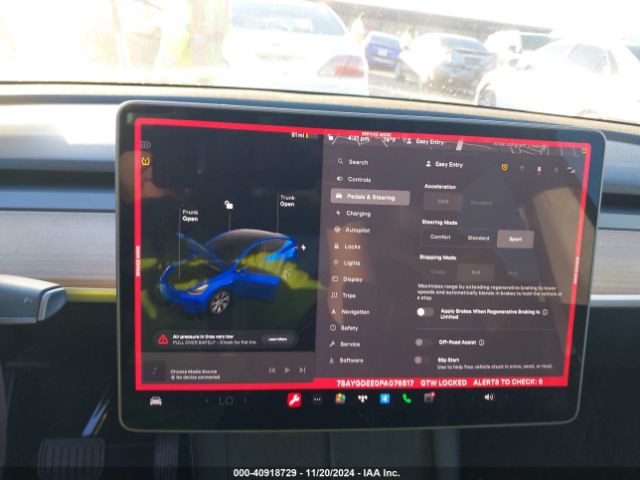 7SAYGDEE0PA076517 Tesla Model Y Awd/long Range Dual Motor All-wheel Drive