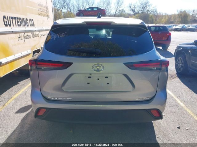 5TDKDRBH5RS539485 Toyota Highlander Le