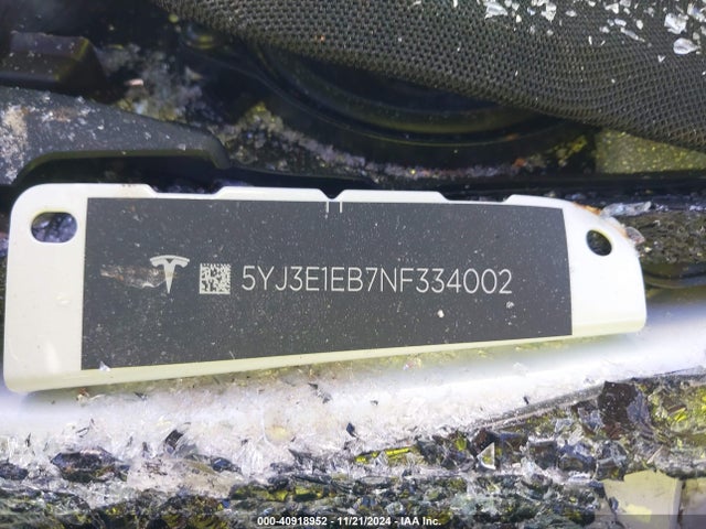 2022 TESLA MODEL 3 5YJ3E1EB7NF334002 Photo 8