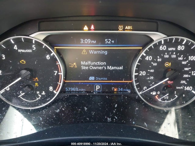 1N4BL4DV0NN366621 Nissan Altima Sv Fwd