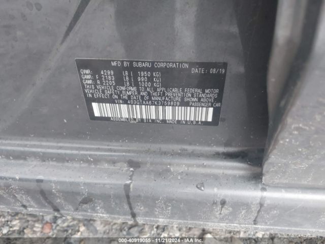 4S3GTAA67K3759809 Subaru Impreza 2.0i
