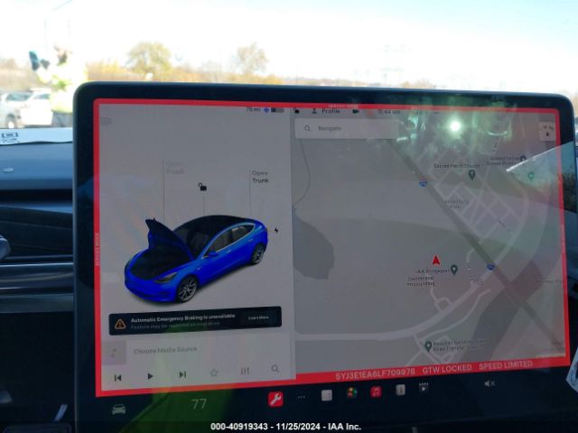 5YJ3E1EA6LF709978 Tesla Model 3 Standard Range Plus Rear-wheel Drive/standard Range Rear-wheel Drive
