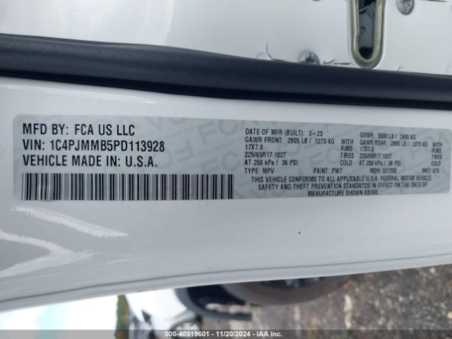 1C4PJMMB5PD113928 Jeep Cherokee Altitude Lux 4x4