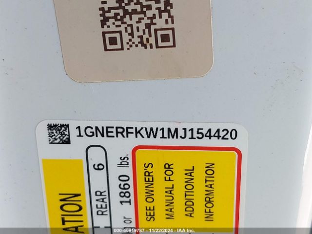 1GNERFKW1MJ154420 Chevrolet Traverse Fwd Ls