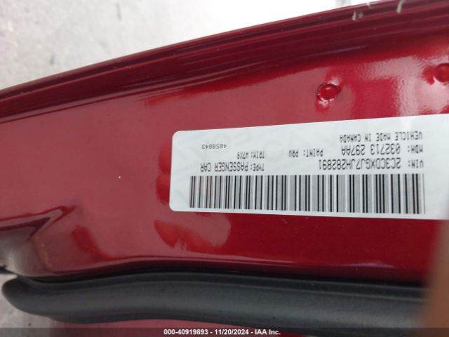 2C3CDXGJ7JH282891 Dodge Charger R/t Scat Pack Rwd