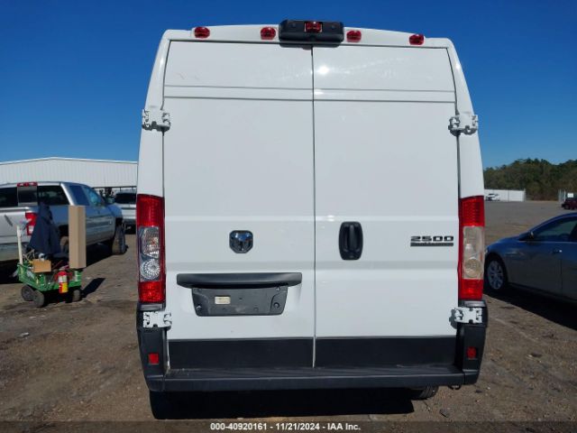 3C6LRVDG5PE588140 RAM Promaster 2500 High Roof 159 Wb