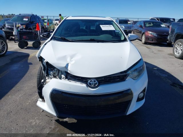 5YFBURHE8GP391304 Toyota Corolla L/le/le Pls/prm/s/s Pls