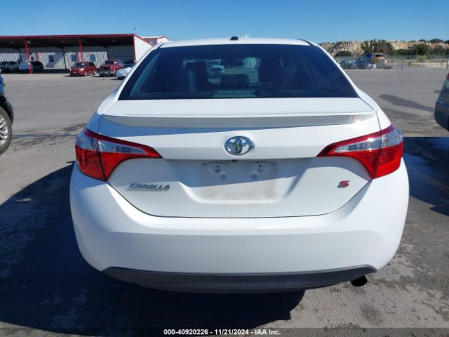 5YFBURHE8GP391304 Toyota Corolla L/le/le Pls/prm/s/s Pls