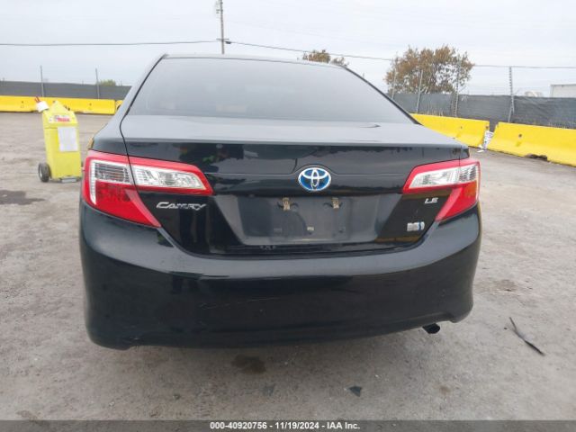 4T1BD1FK7EU134513 Toyota Camry Hybrid Le