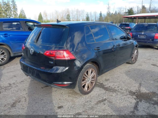 3VW2A7AU9FM030438 Volkswagen Golf Tdi Se 4-door