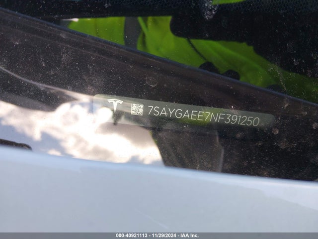 2022 TESLA MODEL Y 7SAYGAEE7NF391250 Photo 8