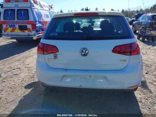 3VW217AU6HM032036 Volkswagen Golf Tsi S 4-door/tsi Se 4-door/tsi Sel 4-door/tsi Wolfsburg Edition 4-door
