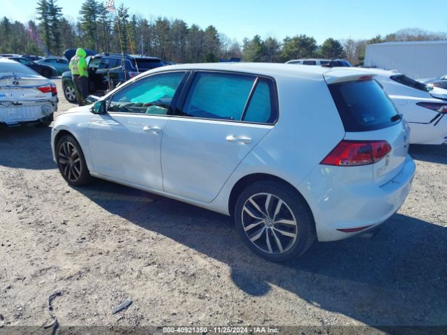 3VW217AU6HM032036 Volkswagen Golf Tsi S 4-door/tsi Se 4-door/tsi Sel 4-door/tsi Wolfsburg Edition 4-door