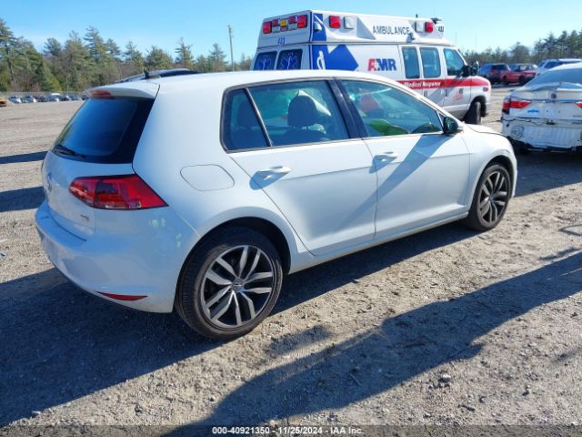 3VW217AU6HM032036 Volkswagen Golf Tsi S 4-door/tsi Se 4-door/tsi Sel 4-door/tsi Wolfsburg Edition 4-door