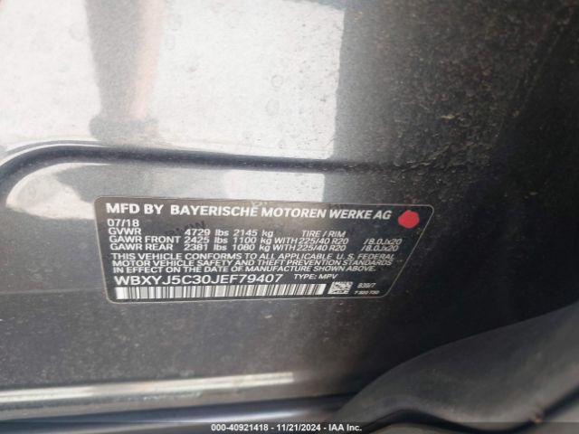 WBXYJ5C30JEF79407 BMW X2 Xdrive28i