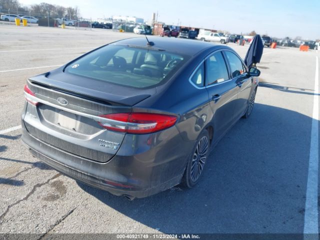 3FA6P0RU9JR120754 Ford Fusion Hybrid Titanium