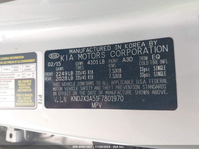 KNDJX3A51F7801970 KIA Soul !