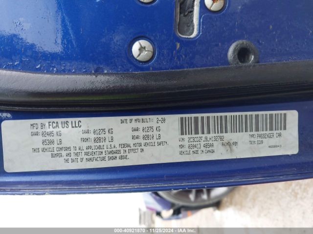 2C3CDZFJ9LH132782 Dodge Challenger R/t Scat Pack