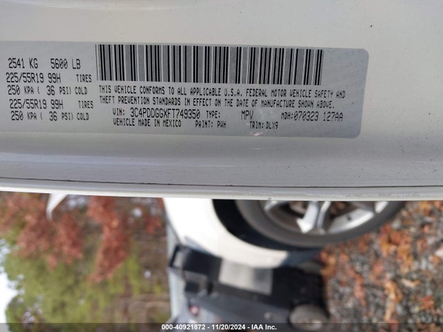 Dodge Journey Crossroad 2015 3C4PDDGGXFT749350 Image 9