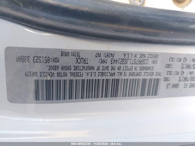 RAM 1500 Tradesman  4x4 6'4 Box 2018 1C6RR7ST1JS321443 Image 8
