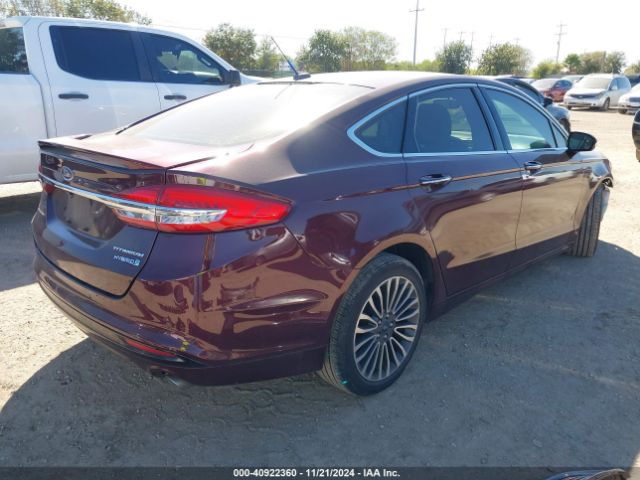 3FA6P0RU2HR359766 Ford Fusion Hybrid Titanium