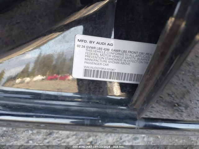 WAUAUDGY9RA101067 Audi A3 Premium 40 Tfsi Front-wheel Drive S Tronic
