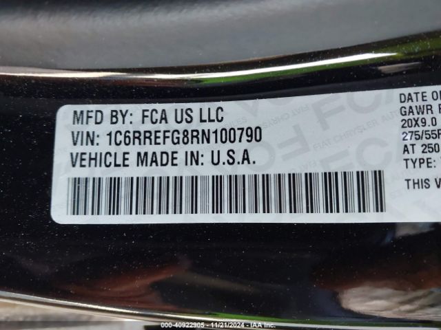 1C6RREFG8RN100790 RAM 1500 Big Horn  4x2 5'7 Box